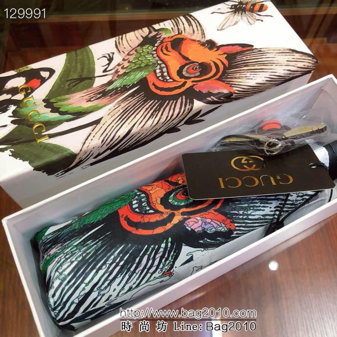 GUCCI古馳 新款 超輕五折迷你口袋傘 阻擋紫外線 超強防風 防雨防紫外線隔熱傘  sll1008